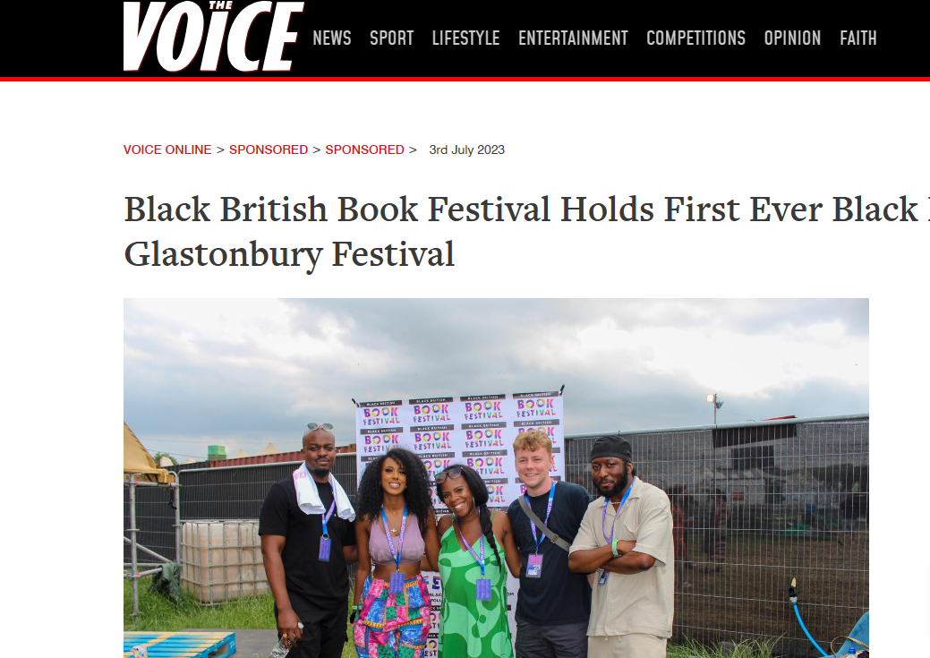 Black-British-Book-Festival-Holds-First-Ever-Black-Literature-Panel-at-Glastonbury-Festival-Voice-Online