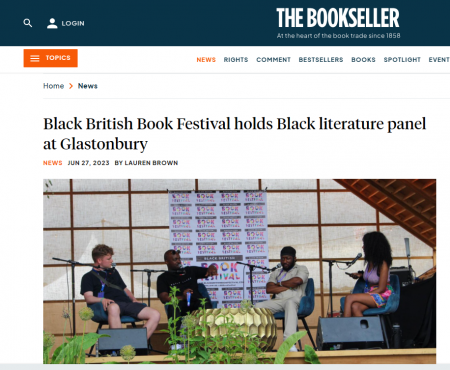 The-Bookseller-News-Black-British-Book-Festival-holds-Black-literature-panel-at-Glastonbury
